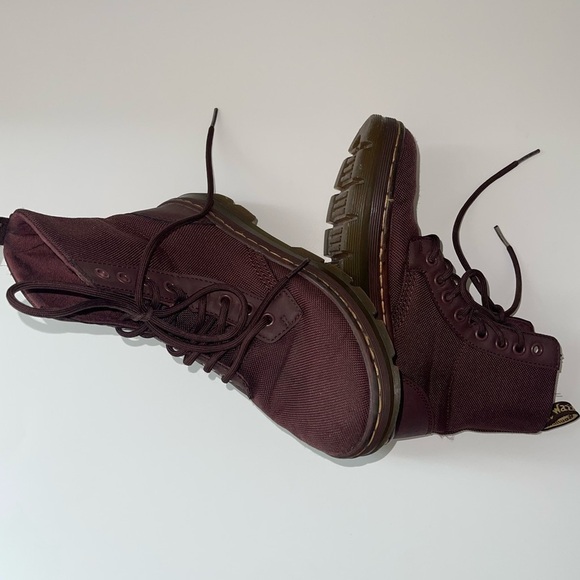 DR. MARTENS combs burgundy, boots man 4. Ladies 5 - Picture 11 of 15